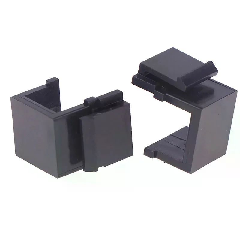 10 Pcs Zoerax Rj45 Keystone Jack Inserts for Filling Blank Keystone Wall Plate and Patch Panel