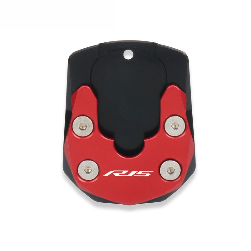 Soporte CNC para motocicleta, extensión de caballete lateral, placa de soporte, soporte ampliado para YZF-R15 YZFR15 YZF R15 V3/V4 17-23