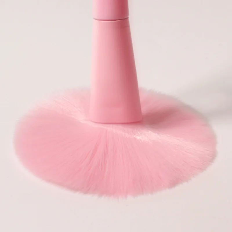 17-Piece Makeup Brush Set in Candy Colored Macaron Shades: Powder Brush, Eyebrow Brush, and More