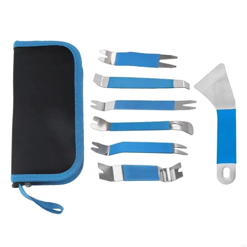 

Heavy Duty Car Interior Removal Tool 7 Piece Set With Storage Bag For Mechanics L4MF
