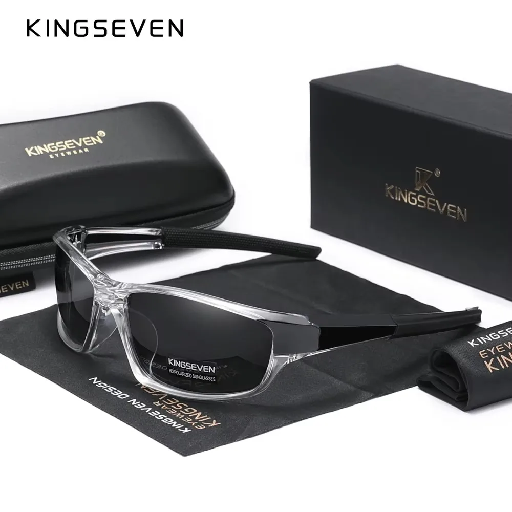 KINGSEVEN Fashion Cycling Sunglasses Men Outdoor Sports Bicycle Polarized UV400 Sunscreen Glasses Women Causal Fishing Eyewear