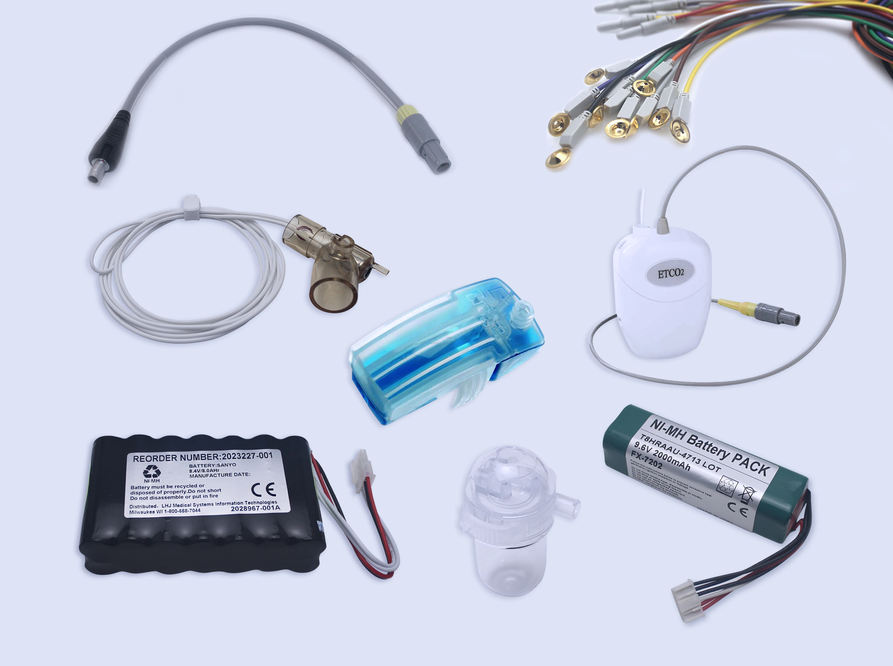 3.0M Adult Oral/Nasal CO2 Sampling O2 Delivery Casing CO2 Nasal Oxygen Casing Compatible with Monitoring Consumables