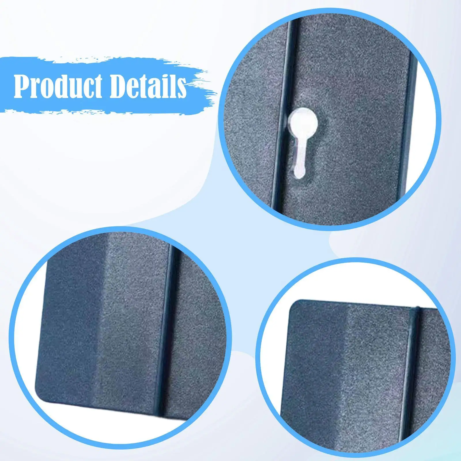 Drywall Fitting Plates PP Plasterboard Fixing Panel Lifter Dark Blue Set Holds Board Steady for Ceiling Mount and Wall Install
