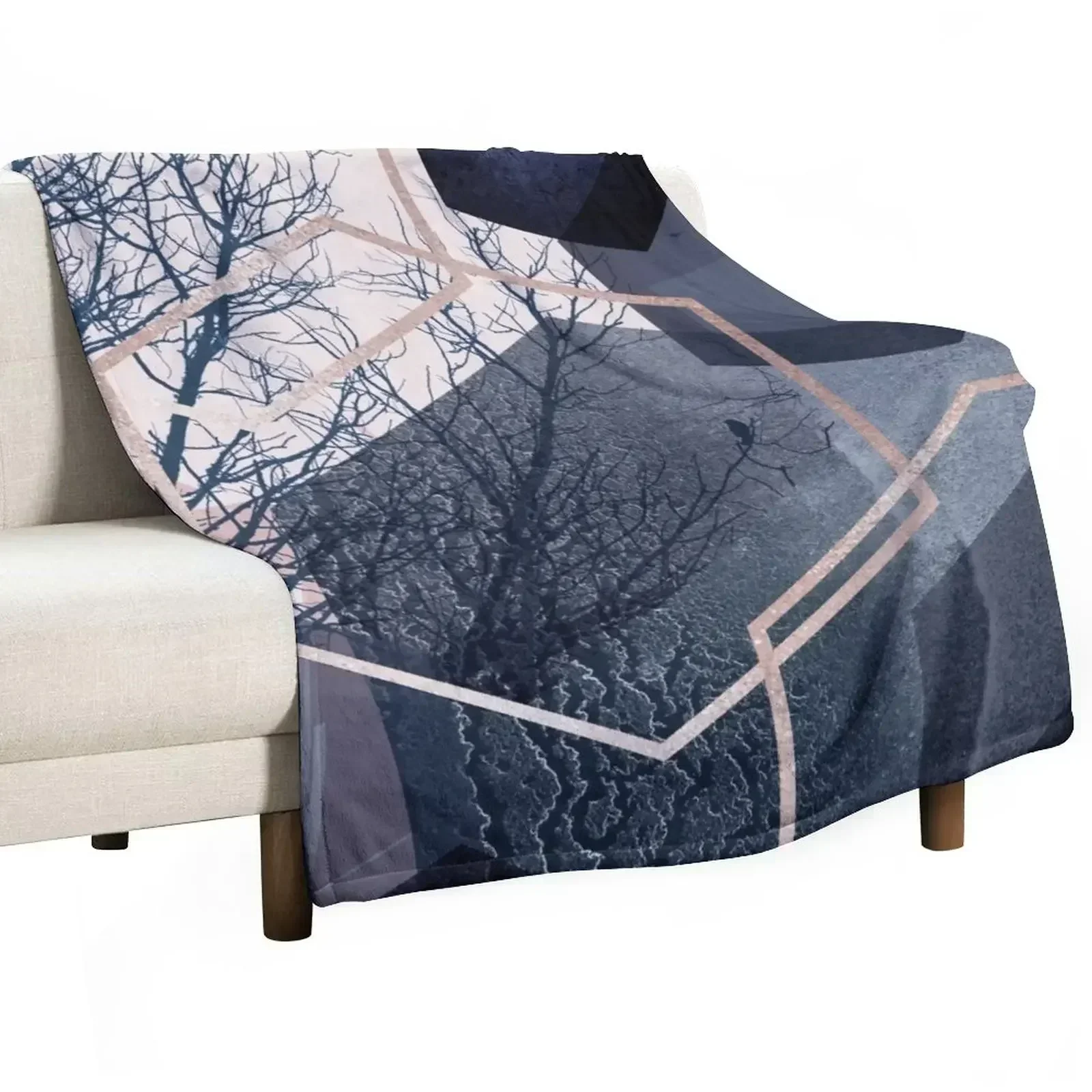 

Abstract Landscape Part 1 Throw Blanket for babies Bed Blankets