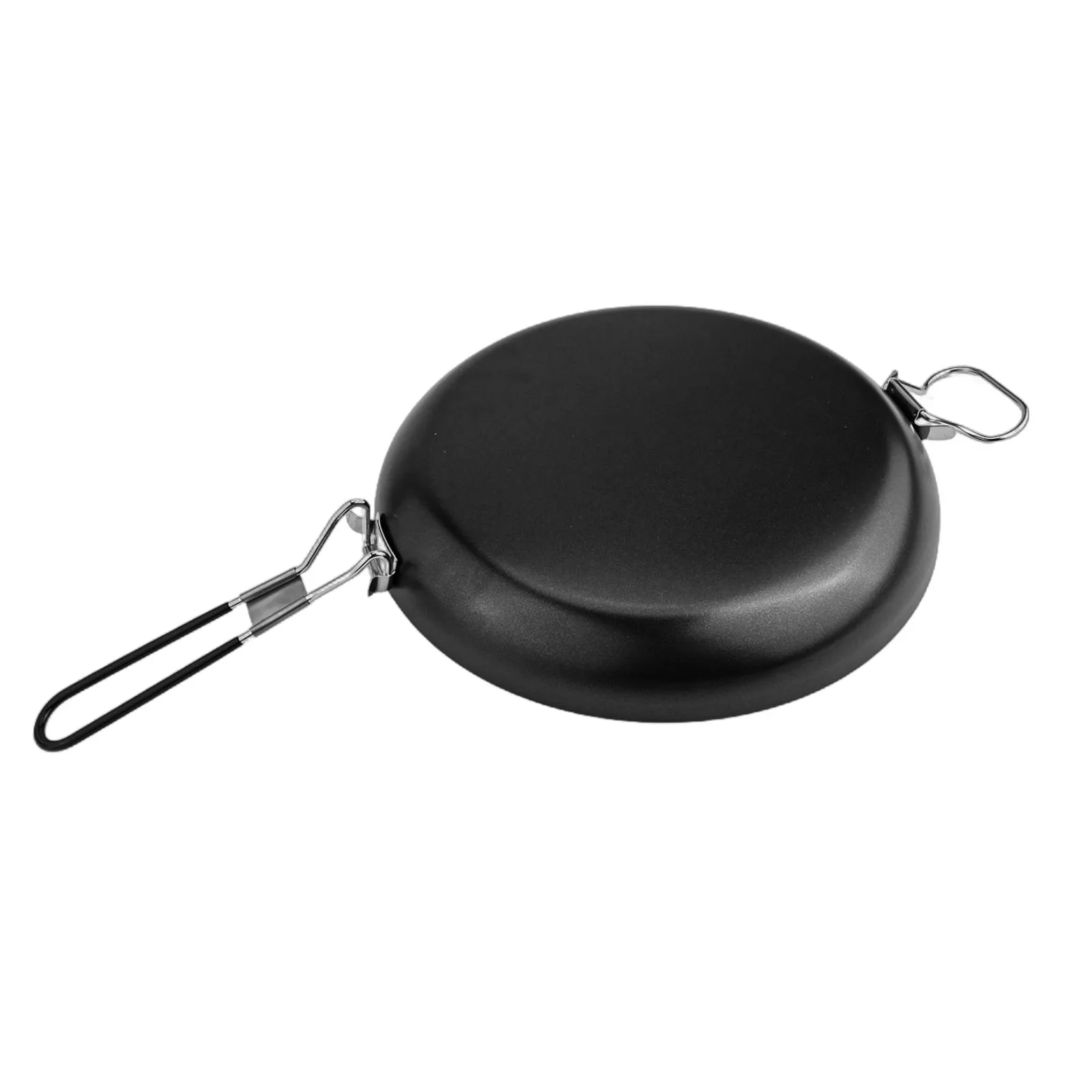 9/12inch Camping Frying Pan Pot Foldable Handle Lightweight Non-stick Outdoor Picnic Portable Strong Travel Cooking Utensil Tool