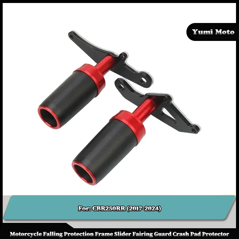 

Motorcycle CNC Falling Protection Frame Slider Fairing Guard Crash Pad Protector For HONDA CBR250RR CBR 250RR 2017-2024 2023