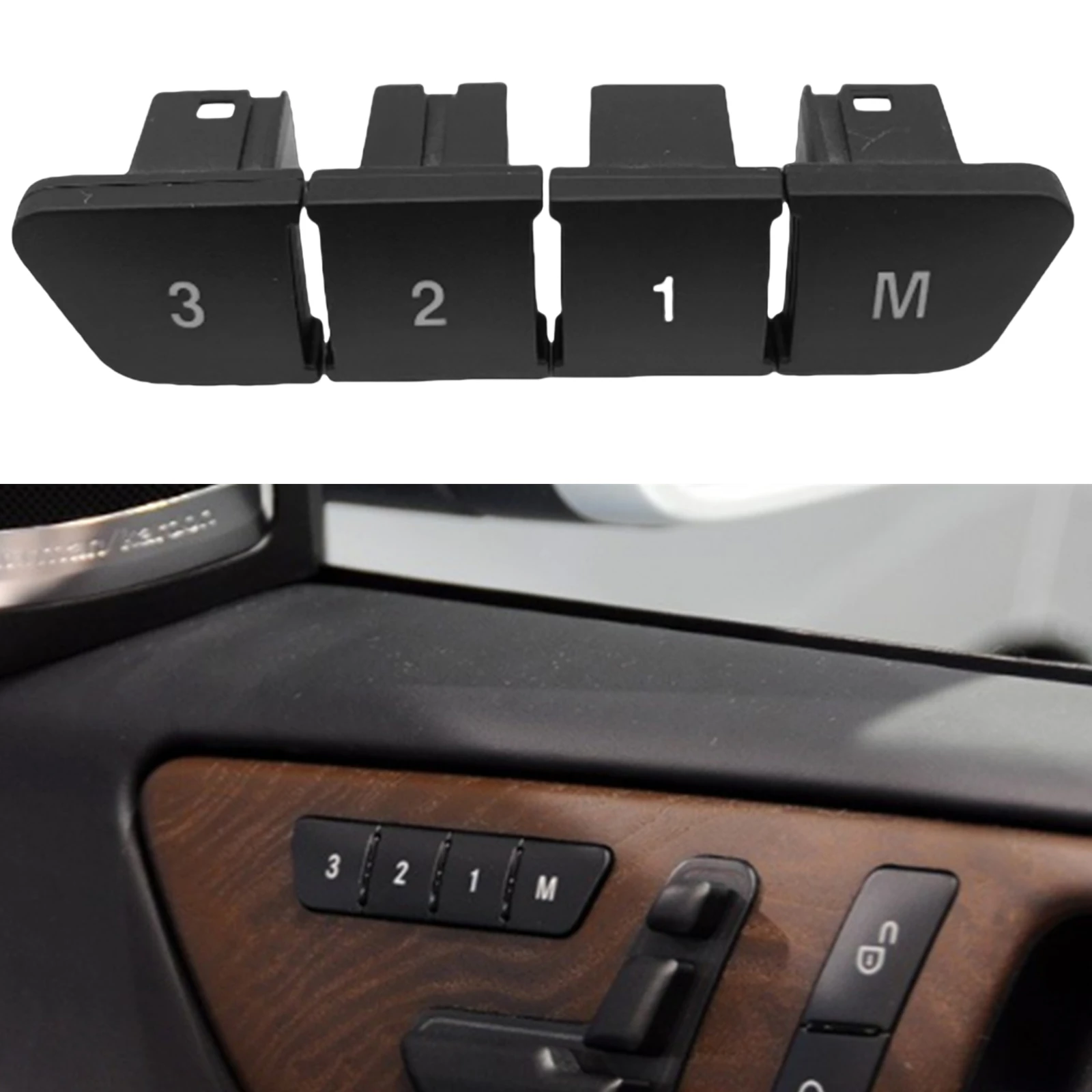 

For Mercedes Benz SLK SLC A GLA ML GL GLW CLA GLK CLS W172 W176 W166 W204 W207 W212 W218 Seat Control Switch Panel Button Cover