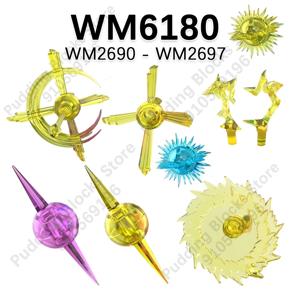 WM6180 bloques de construcción figura de acción WM2690 WM2691 WM2692 WM2693 WM2694 WM2695 WM2696 WM2697 accesorio de ladrillo juguete para niños adultos