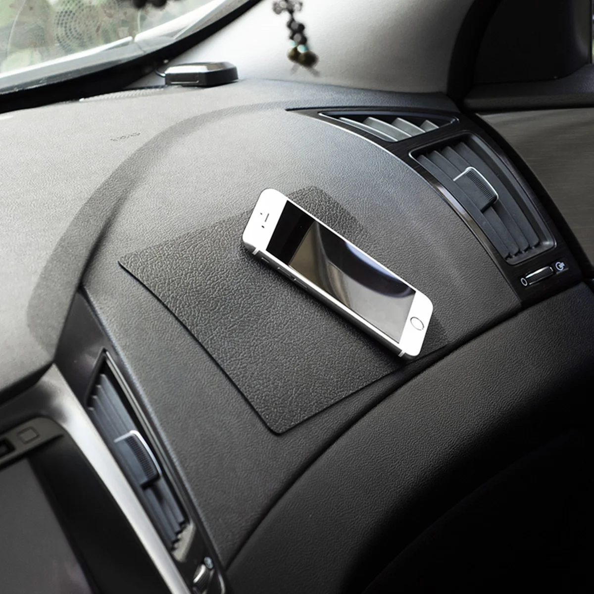 

2Pcs Anti-Slip Mat Car Dashboard Non-Slip Pad Premium PVC Washable for Phone Coin Key Sunglasses Dashboard Skidproof Pad