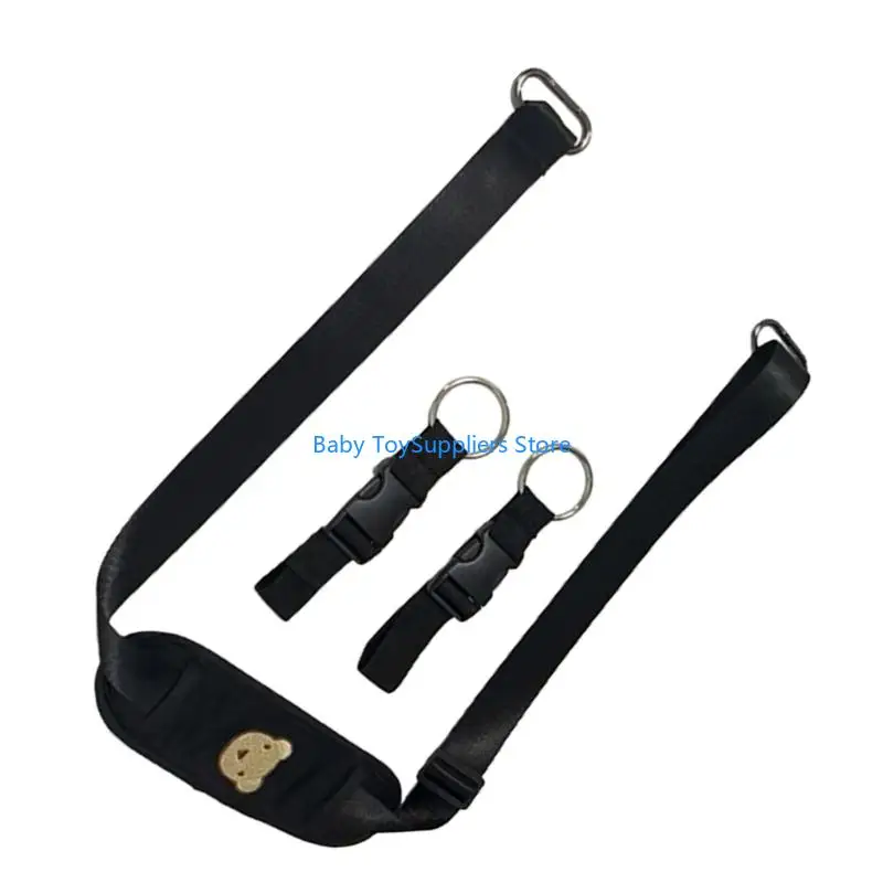 خطاف ملحق لعربات الأطفال من البوليستر المتين R1WF لتنظيم عربة الأطفال وسلامتها