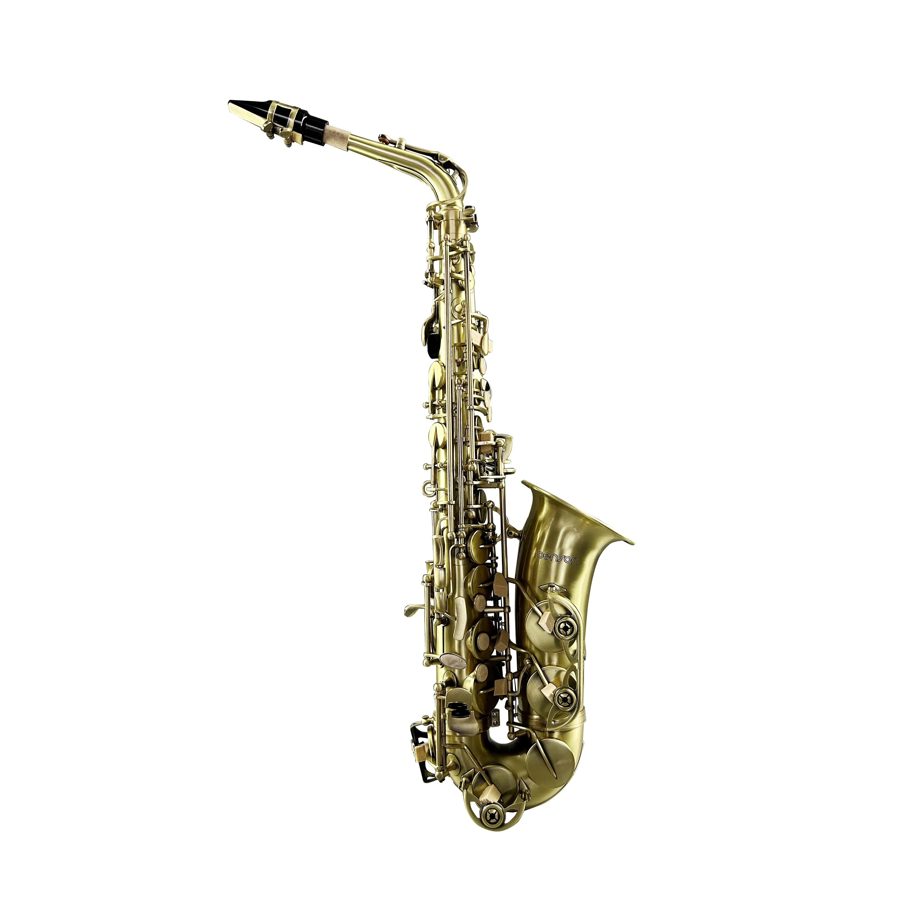 Vintage Adjustable Foldable Lacquered Finish Alto Saxophone Woodwind Instrument With EB Tone [Customization Required]