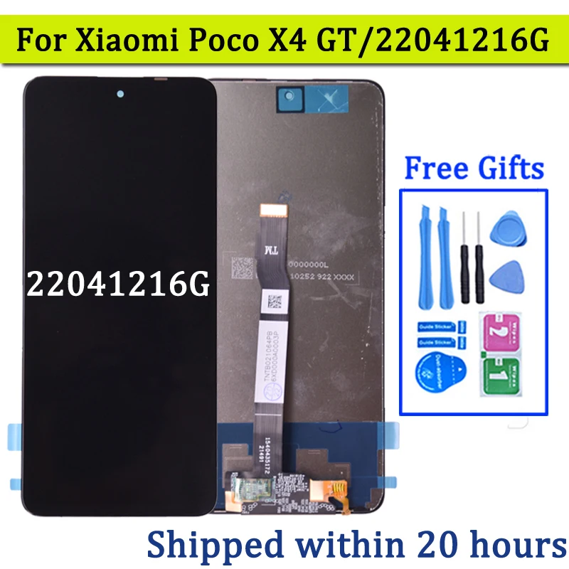 6.6\'\' For Xiaomi POCO X4 GT LCD Display Touch Screen Digitizer LCD Replacement Parts For POCO X4 GT 22041216G Display