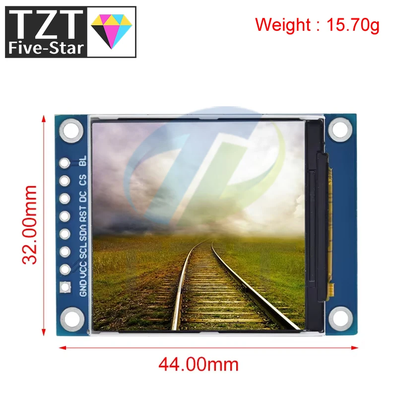 1.54 Inch 1.54" Full Color TFT Display Module HD IPS LCD LED Screen 240x240 SPI Interface ST7789 For Arduino