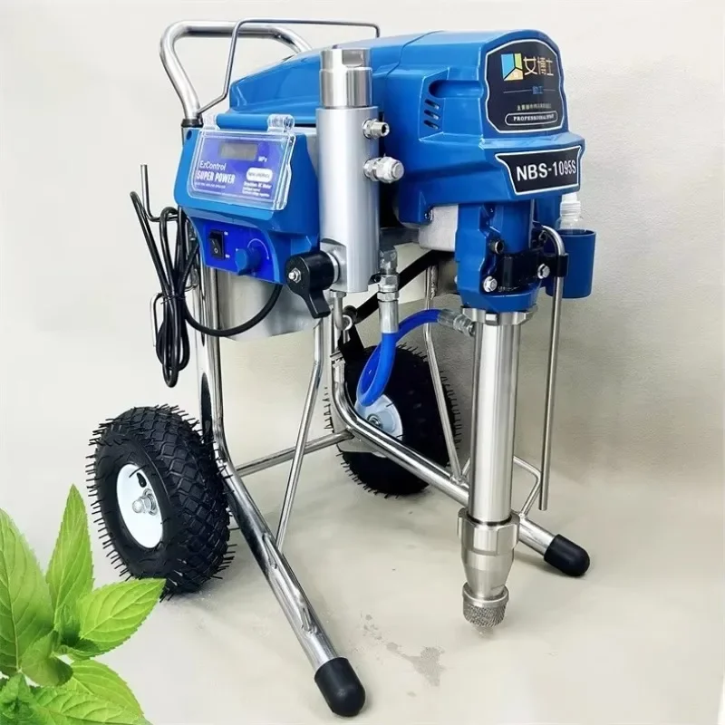 NBS-1095S آلة رش طويلة عالية الطاقة بدون هواء معدات طلاء اللاتكس آلة طلاء الرش