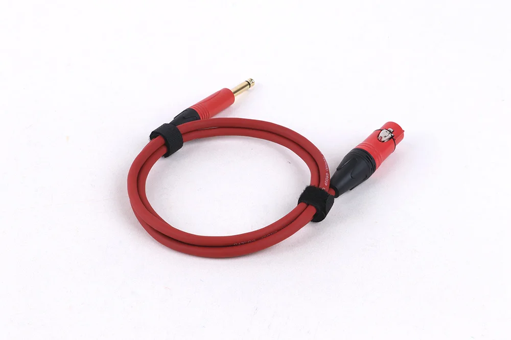 6,35 mm Mono-Stecker TS-Buchse auf 3-poliges XLR-Stecker/Buchse Audiokabel für Pro-Aufnahme, Verlängerung, Mikrofon, Kabel, Mixer, Lautsprecher, Verstärker, Live – Detail 15