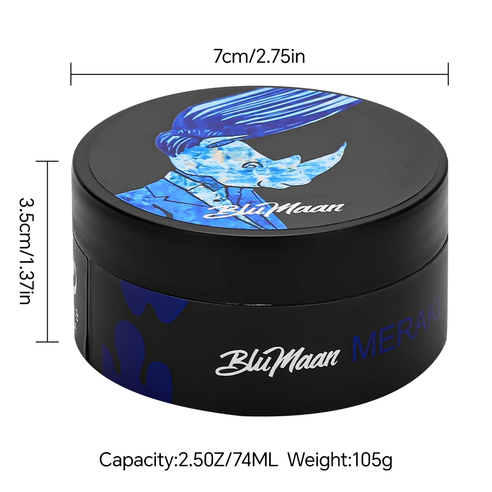 شمع الشعر للرجال، دهن قوي مع زيت الأركان | مرهم استعادة تصفيف الشعر، جل طبيعي لامع يدوم طويلاً للعناية اليومية بالشعر #6