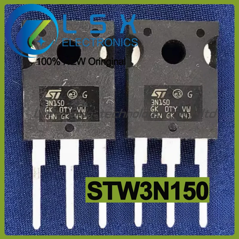 

10 шт. STW3N150 3N150 1500 В 3A TO-247 новые и оригинальные