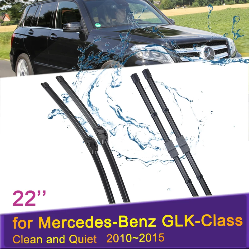 

For Mercedes Benz GLK Class 2008~2015 2011 X204 280 300 350 200 220 320 CDI 4Matic Accessories Car Wiper Blade Windshield Wipers