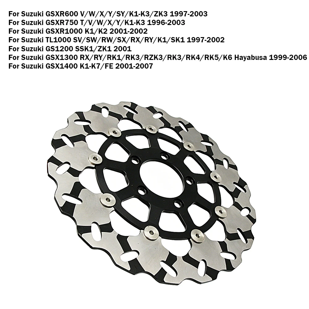 

320mm 5mm Motorcycle Front Brake Disc Rotor for Suzuki GSXR600 GSXR750 GSXR1000 K1 K2 TL1000 GS1200 GSX1400 GSX1300R Hayabusa