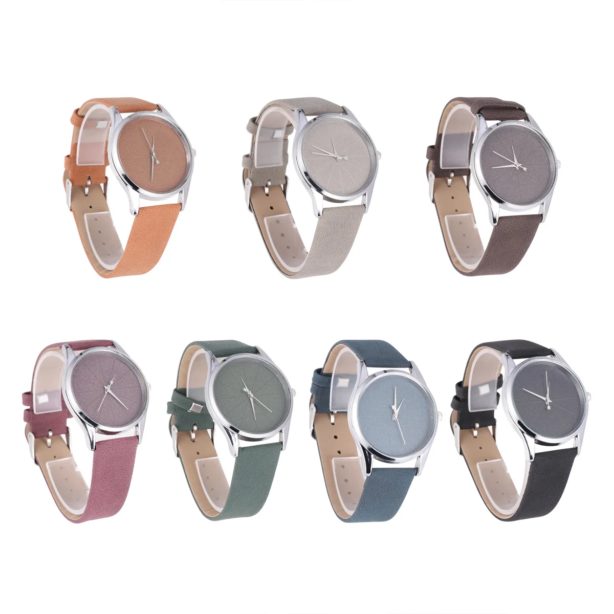 

Strap Quartz Watches Thin Wristwatch Accurate Black Color Large Dial Fashion Women Gift Christmas Birthday