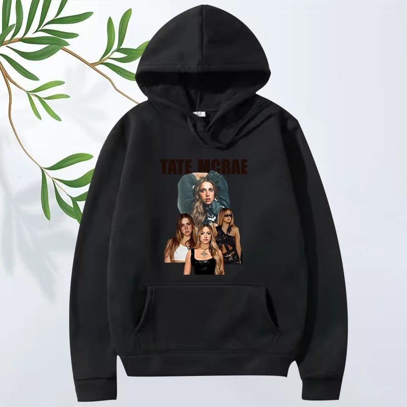 

Tate McRae Classic Oversized graphics hoodie 2025 new men women vintage fashion Long sleeve Sweatshirt with print hoodie unisex