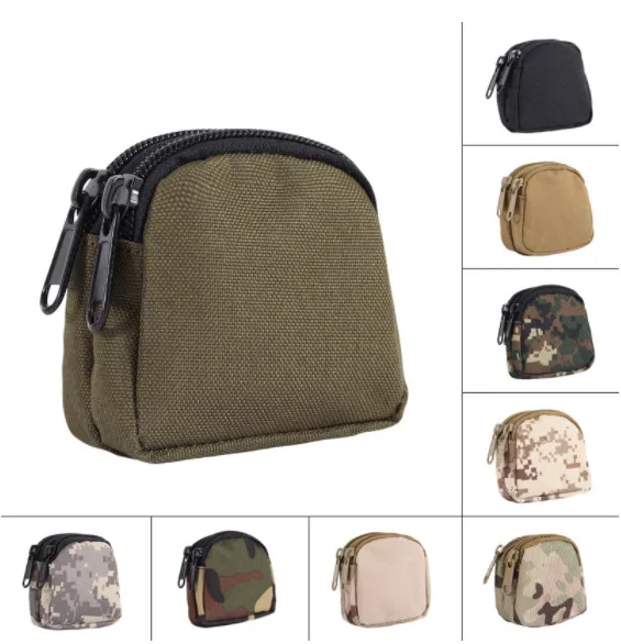 1000D Wallet Pouch Portable Coin Key Pocket Mini Pocket Camping Bags Wallet Outdoor Accessories Backpack For Hunt Waist