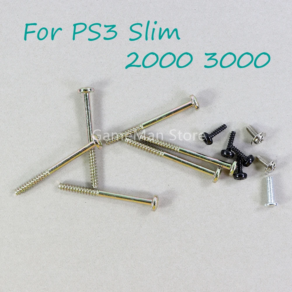 1 комплект для PlayStation 3 PS3 Slim CECH-3000/2000, полный набор хост-винтов для PS3 Slim 2000 3000, сменные ремонтные комплекты для консоли