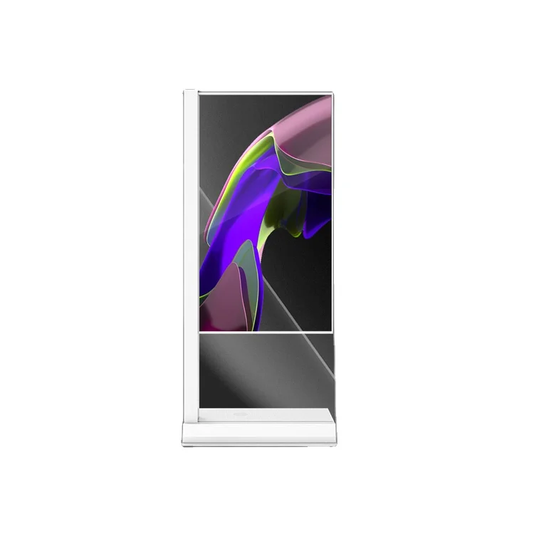 Screen Input Android Intelligent Advertising Display Customized Transparent  Display
