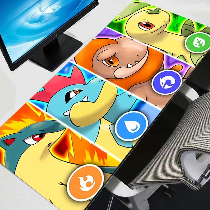 Muismat Anime Gaming Accessoires Muismat Gamer PC Completo Computer Toetsenbord Pokemon Pikachu Bureaumat Varmilo Muismatten