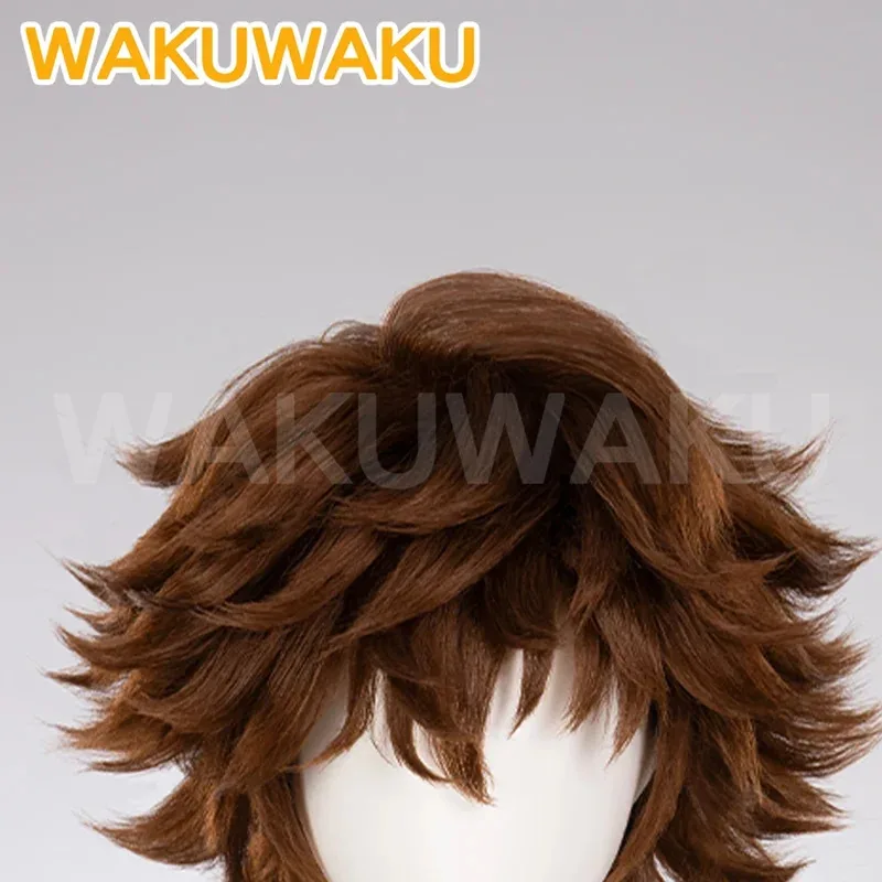 ♥   2025 جديد تأثيري في المخزون لعبة WakuWaku النساء 35 سنتيمتر قصيرة الأزرق الشعر غامض الموسم 2 Isha شعر مستعار تأثيري Fr ★ ☆ ly99