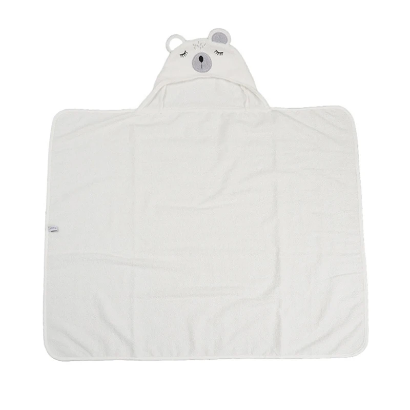 Lovely Infant Baby Bath Towel With Animal Hooded 100% Cotton Super Soft Strong Water Absorption Kids Gift