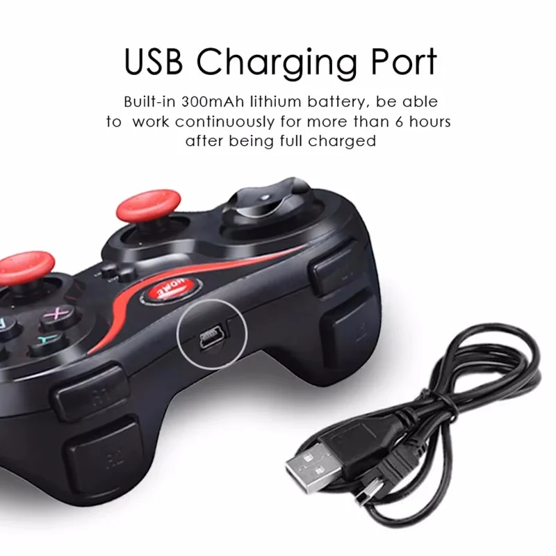 MG09 Wireless Bluetooth Gamepad for Android/IOS cell Phone TV BOX Computer laptop Joystick Game Controller Joypad Holder For PC