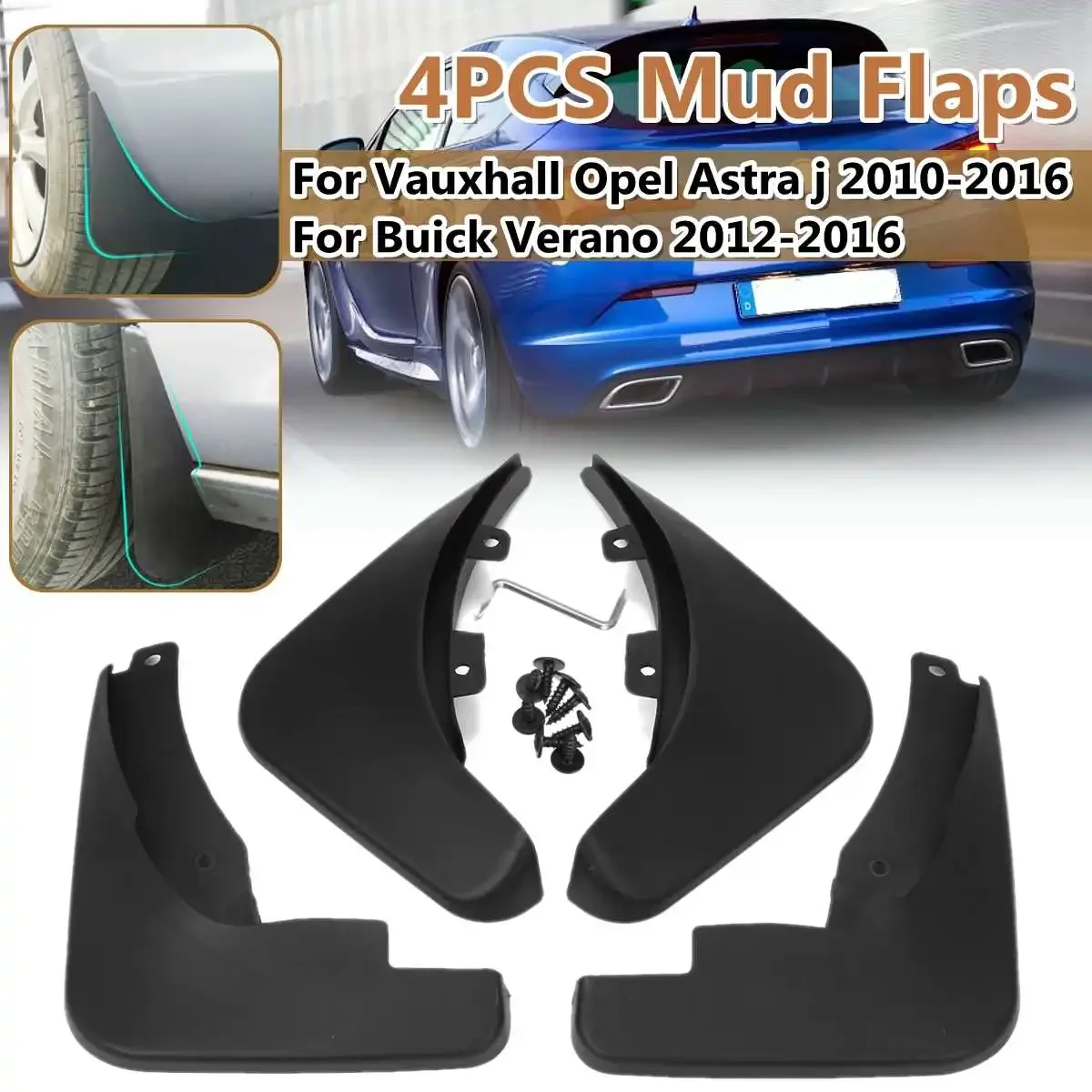 

Брызговики для Vauxhall/Opel Astra J, Buick Verano 2010-2016