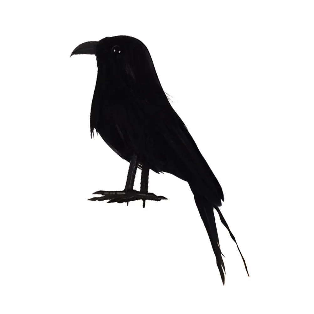 

Набор из 3 реалистичных черных воронов для декора на Хэллоуин: страшные реалистичные птичьи фигурки для вечеринок в стиле Хэллоуин, осенне-зимнего оформления