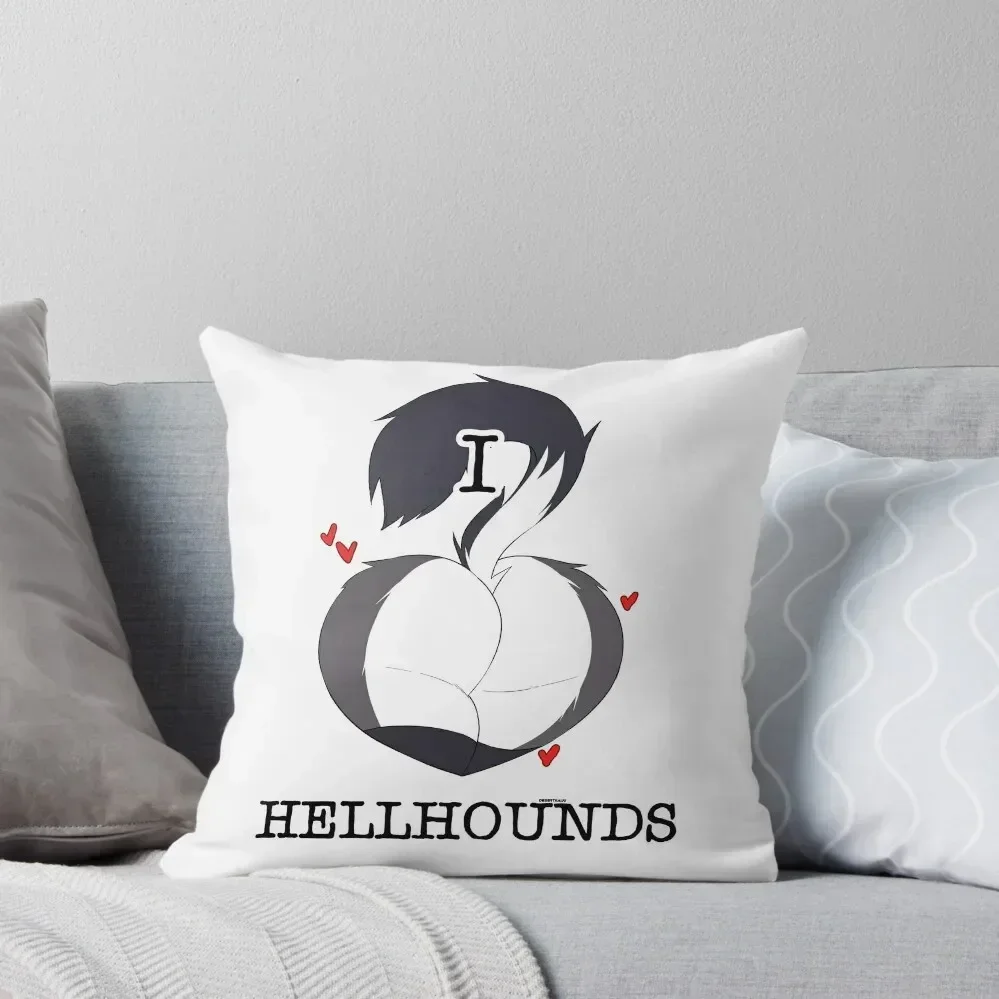 I HEART HELLHOUNDS - LOONA BUTT Throw Pillow Pillow Cases Decorative Christmas Pillow Covers