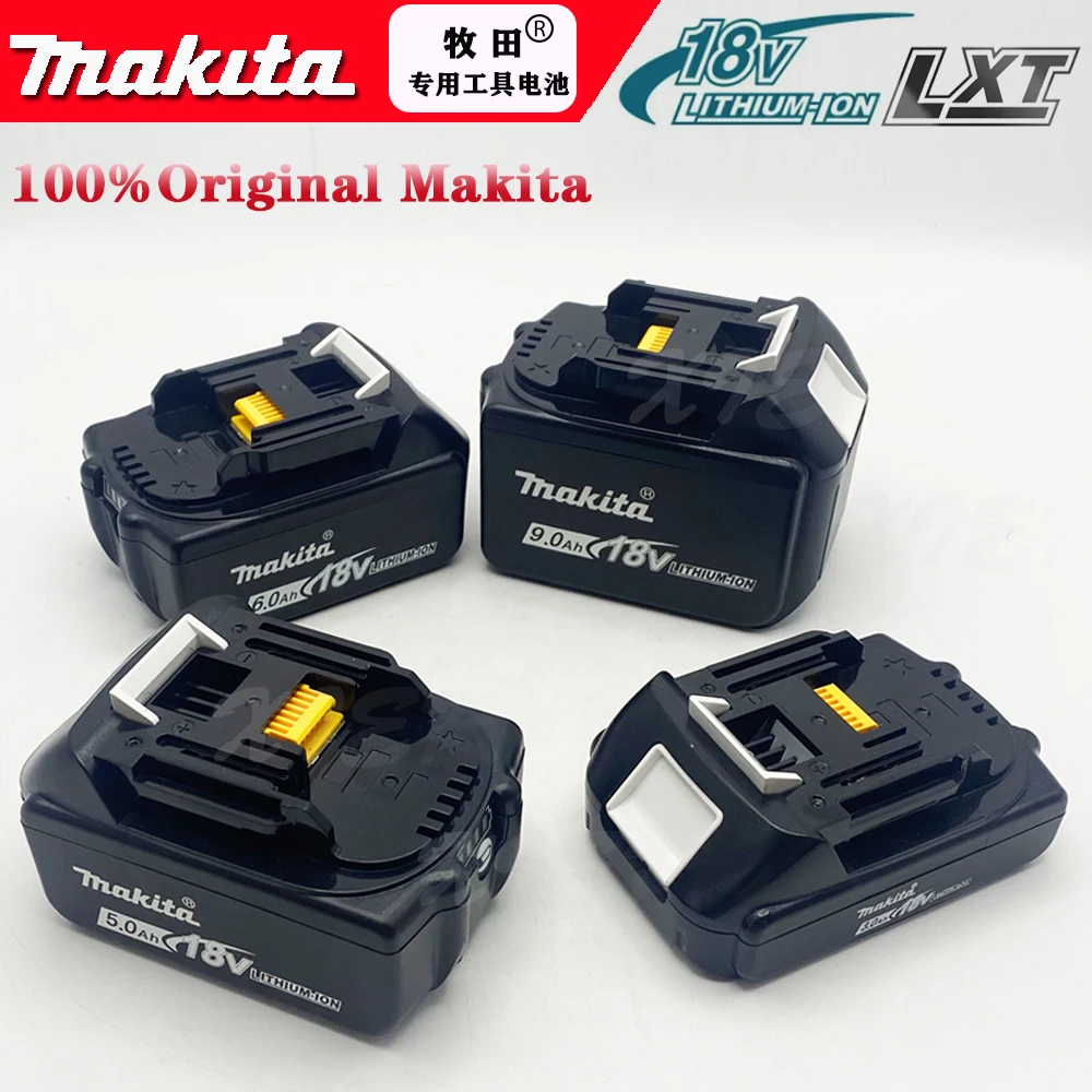 Makita 18V 6Ah 5Ah 4Ah 3Ah Li-Ion Rechargeable Battery 18v drill Replacement Batteries BL1830 BL1840 BL1850 BL1860B