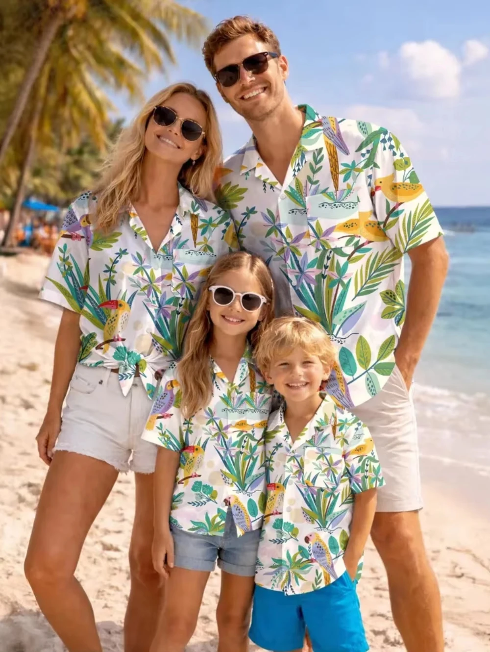 Plant Parent Shirt - Summer Men's Family Wear Beach Children's