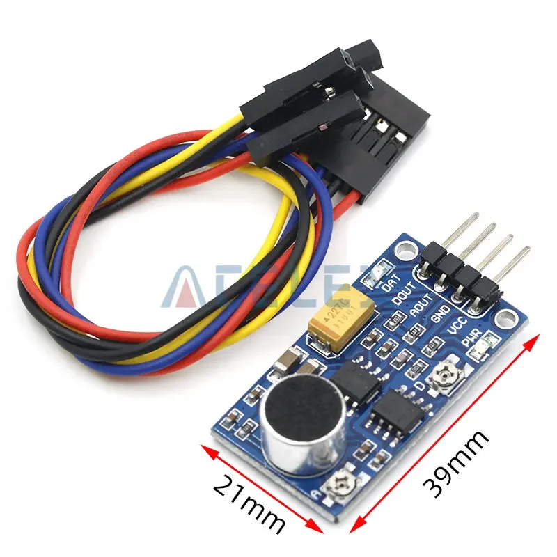 AMPLIFICADOR DE MICRÓFONO Electret estable, módulo MAX9814, Control de ganancia automática, MAX4466