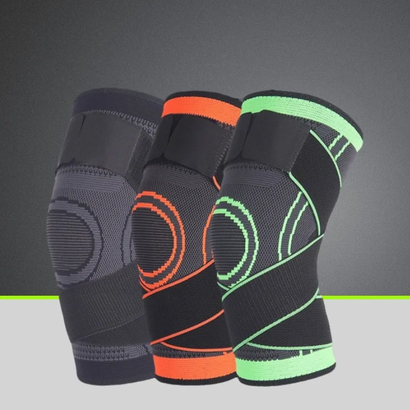 2025 Nuove ginocchiere sportive di vendita calde Assorbimento degli urti e compressione Ginocchiere da basket Ginocchiere per uomini e donne
