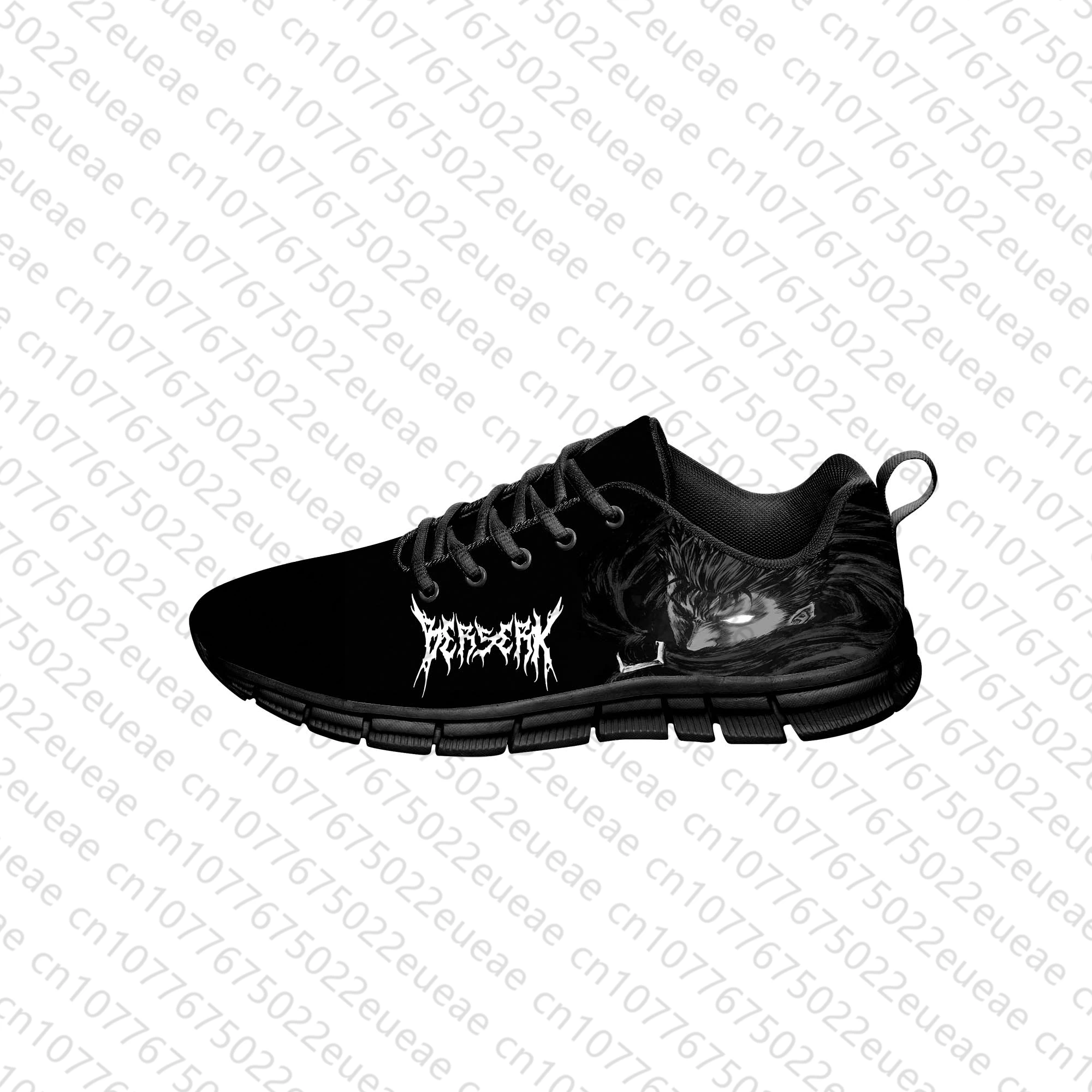 Hot Anime Berserk Guts Sneakers Mens Womens Teenager Funny Fashion Casual Shoes Canvas Running 3D Printed Shoes Lightweight shoe