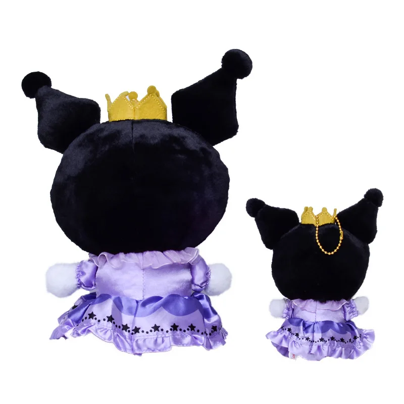 Sanrio Anime Kuromi Actiefiguur/Sleutelhanger Zachte Pop Cartoon Speelgoed Hanger Schattig Ornament Jongens Meisjes Charme Verjaardagscadeau