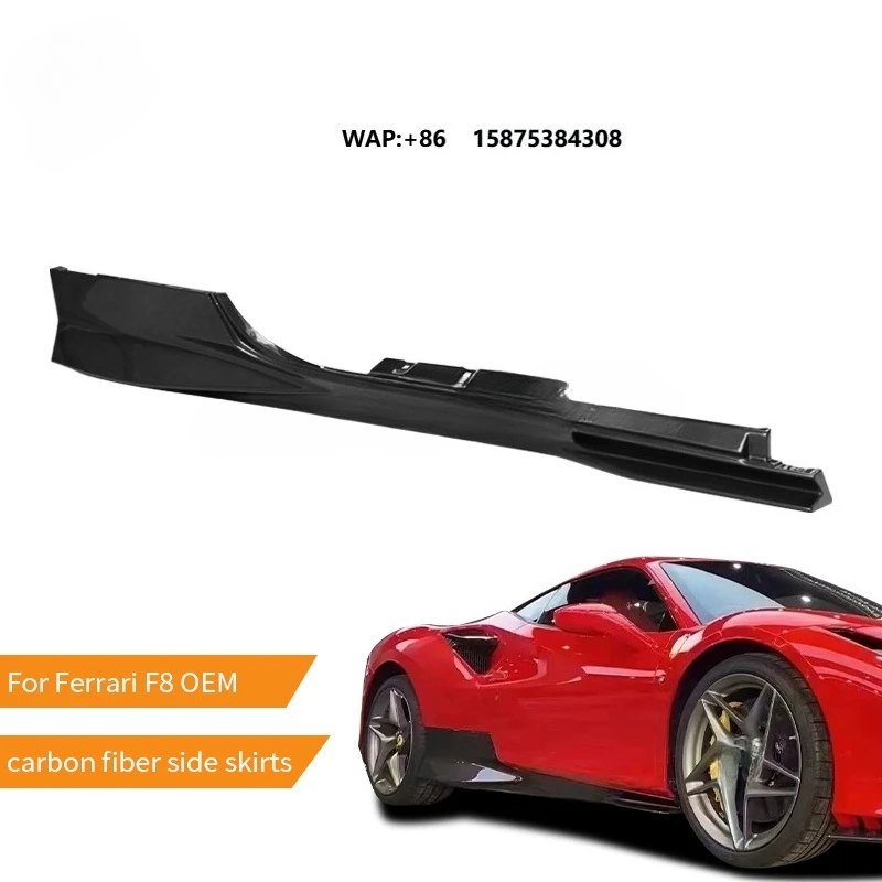 

OEM Style Dry Carbon Fiber Side Skirt Body Kit for F8 Modification and Upgrade Premium Body Parts