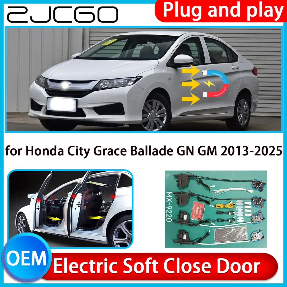 

for Honda City Grace Ballade GN GM 2013-2025 Auto Pull Car Soft Close Kit Door Power Latch Electric Door Catch Soft Closing