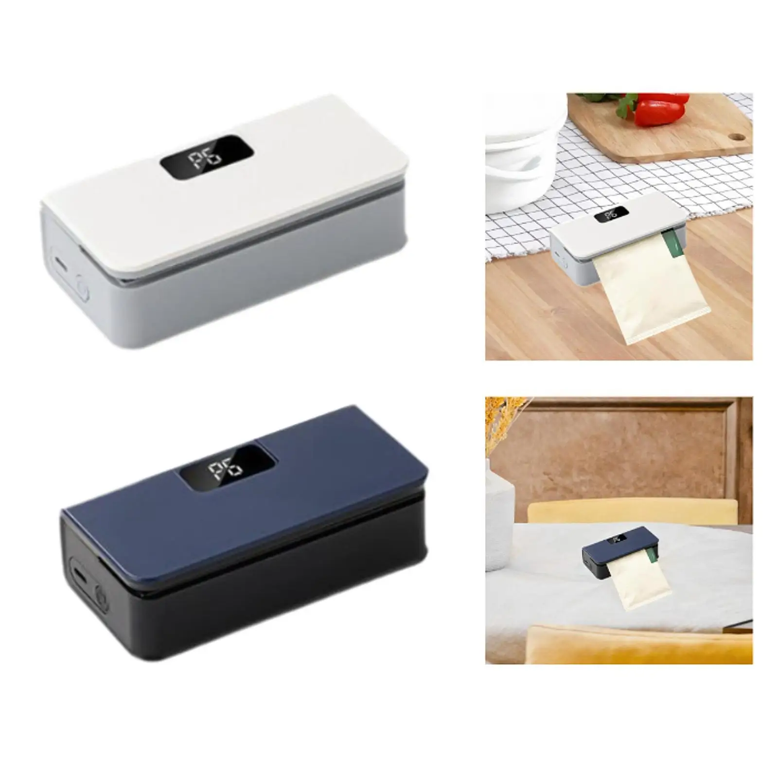 Мини-запайщик пакетов с резаком, кухонный гаджет, многофункциональный термосварщик пакетов для