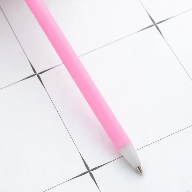 5Pcs Furry Pom Ballpoint Pen Funny Writing Tool 1.0mm Refillable for Student Writing Drawing Christmas Stocking Fillers 