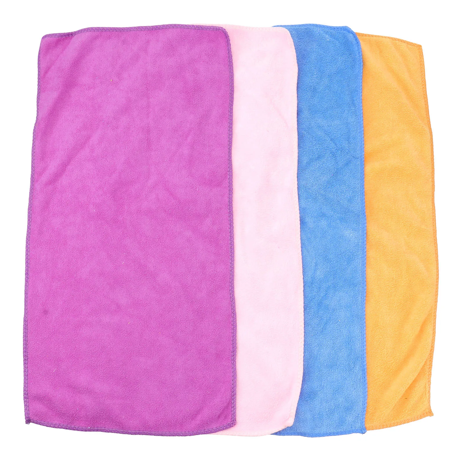 4Pcs Bamboo Fiber Towels Durable Long Lasting Use Unisex Boys Girls Promote Personality Bibs Drooling Towel Bamboo Fiber Towel
