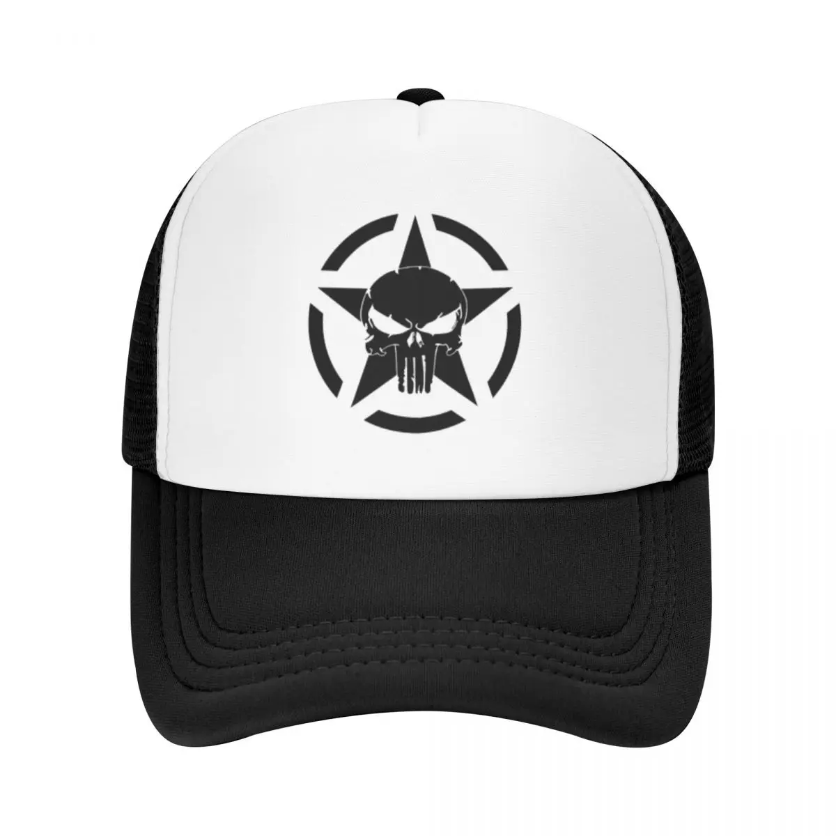 Pentagram Skull Sport Mesh Baseball Caps Women Men Camping Male Beach Golf Hat Peaked Cap