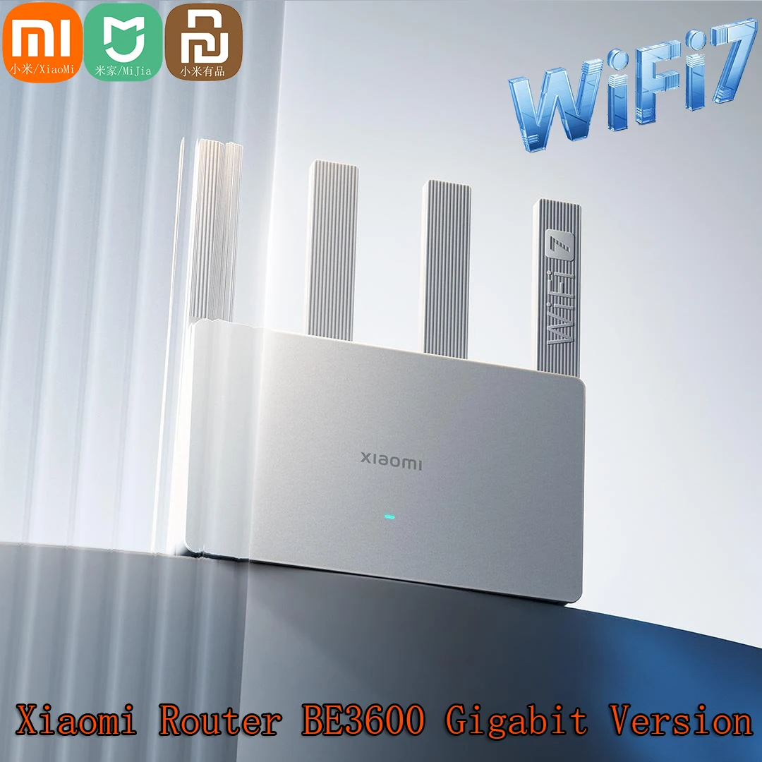 

Маршрутизатор Xiaomi Redmi BE3600 Gigabit Dual-Band WiFi7 с IPTV, высокоскоростным Ethernet-портом, репитером, VPN, Mesh-сетью и ускорением для игр