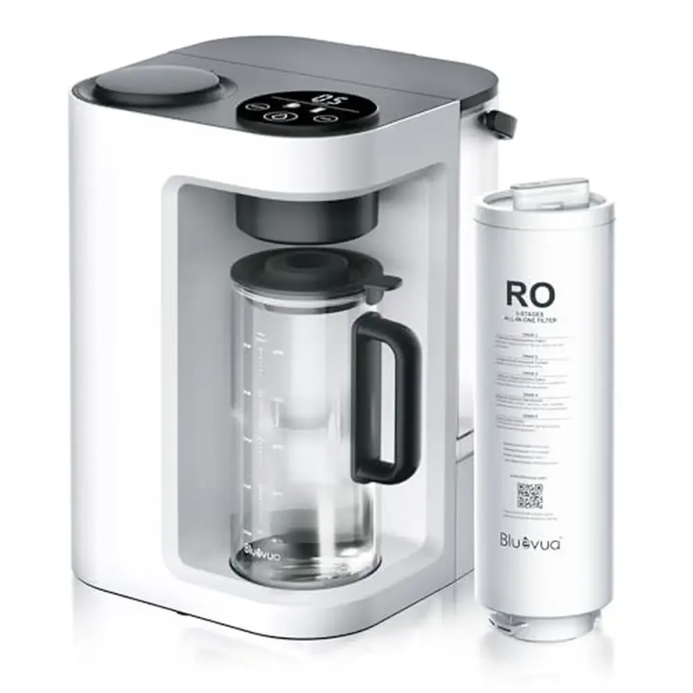 ROPOT-LITE Countertop Water Filter System Purification Smart LED Display Rapid Delivery Fruit-Infused Nozzle 5-Stage NSF