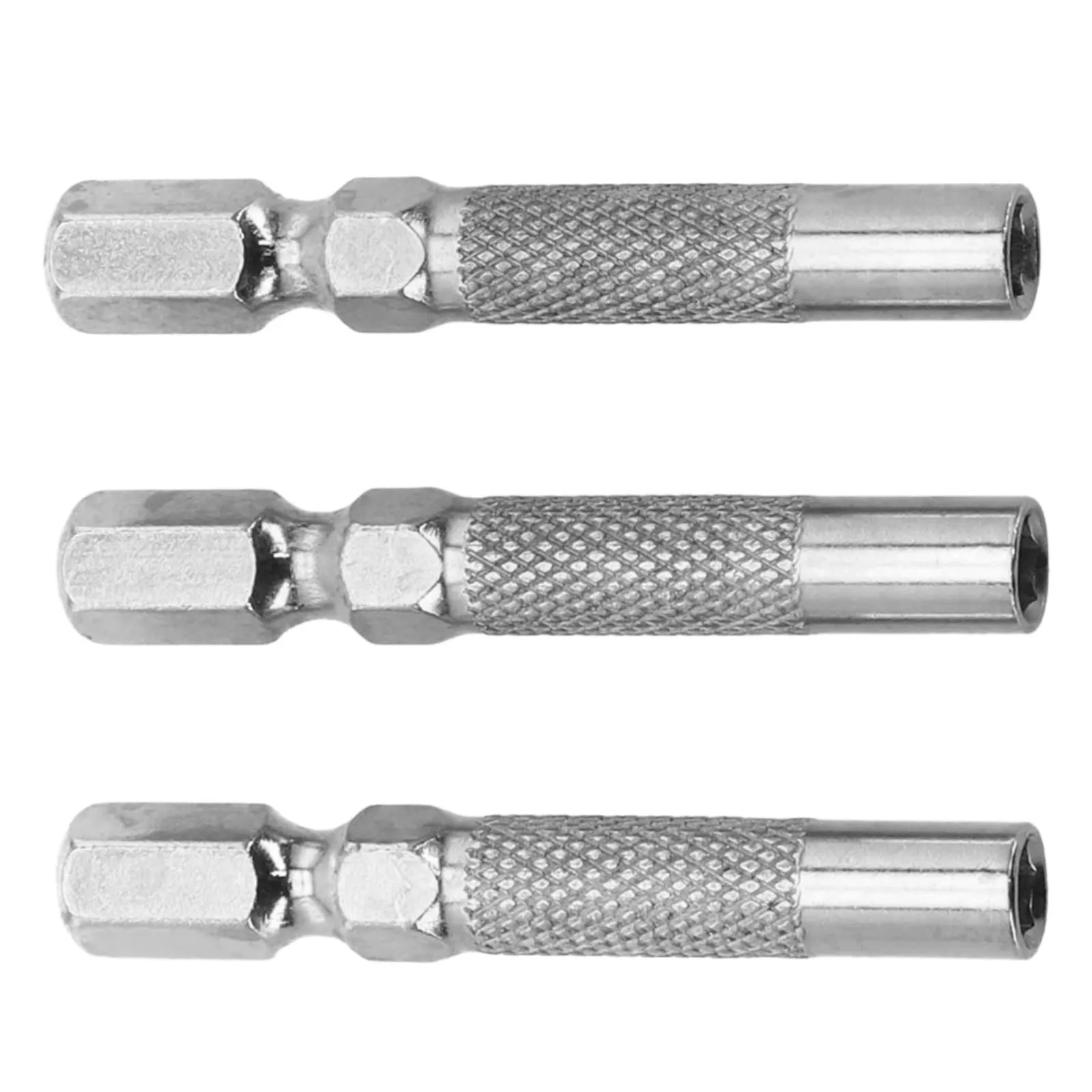 Adaptador de broca de inserción hexagonal, 2-5 uds., 6,35mm, 1/4 pulgadas, destornillador eléctrico, soporte magnético, adaptador de broca de inserción hexagonal de acero al cromo-vanadio